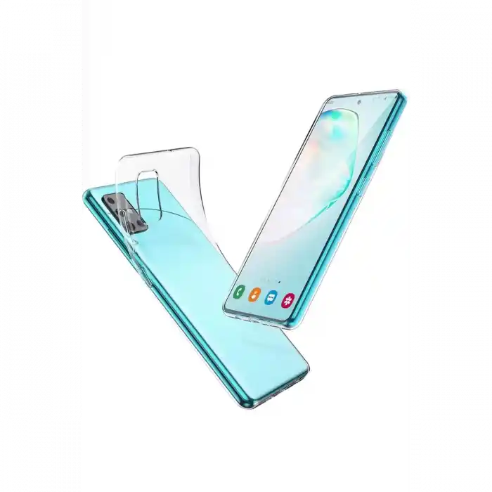 TCX  Galaxy A51 Kılıf Lüx Şeffaf Silikon