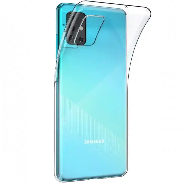 TCX  Galaxy A51 Kılıf Lüx Şeffaf Silikon