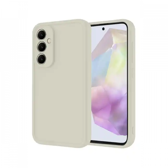 TCX  Galaxy A56 Kılıf  Silikon - Krem