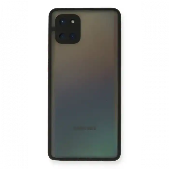 TCX  Galaxy A81 / Note 10 Lite Kılıf  Silikon Kapak - Siyah
