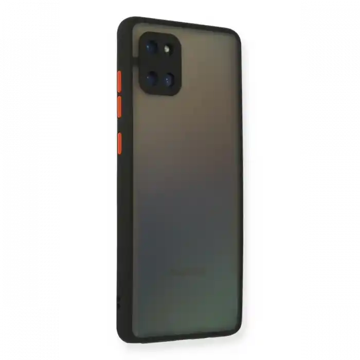 TCX  Galaxy A81 / Note 10 Lite Kılıf  Silikon Kapak - Siyah