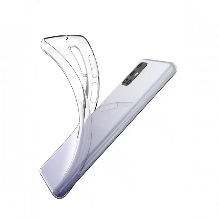 TCX  Galaxy M31S Kılıf Lüx Şeffaf Silikon