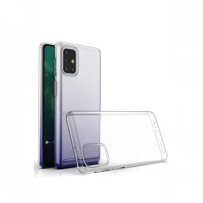 TCX  Galaxy M31S Kılıf Lüx Şeffaf Silikon