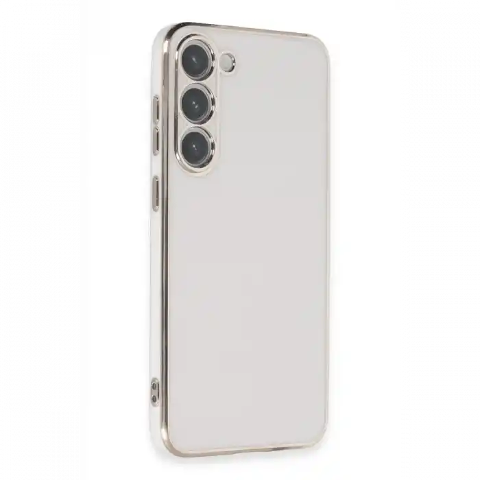 TCX  Galaxy S23 Kılıf  Silikon - Beyaz