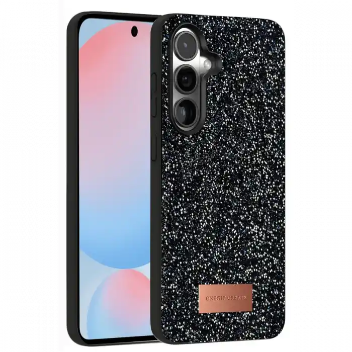 TCX   Galaxy S24 FE  Simli Kapak - Siyah
