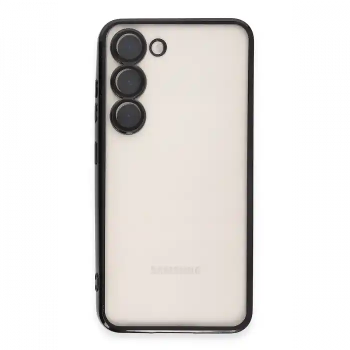 TCX  Galaxy S24 Kılıf Razer Lensli Silikon - Siyah