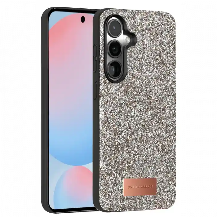 TCX   Galaxy S24  Simli Kapak - Gümüş