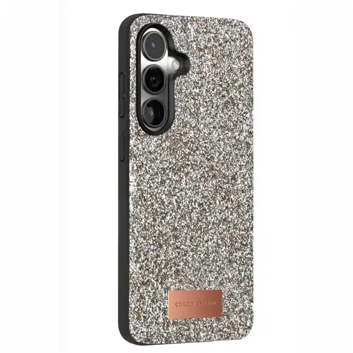 TCX   Galaxy S24  Simli Kapak - Gümüş