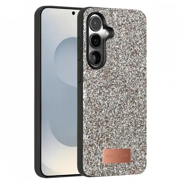 TCX   Galaxy S25 Plus  Simli Kapak - Gümüş
