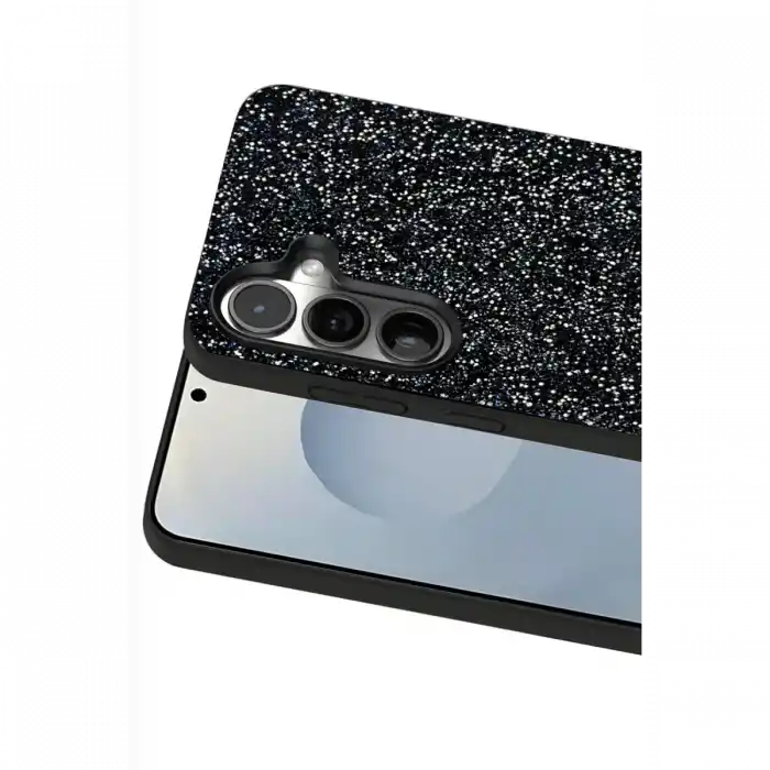 TCX   Galaxy S25 Plus  Simli Kapak - Siyah
