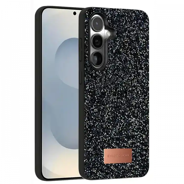 TCX   Galaxy S25  Simli Kapak - Siyah