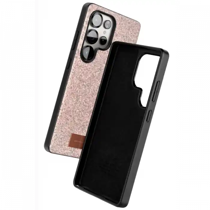 TCX   Galaxy S25 Ultra  Simli Kapak - Pembe