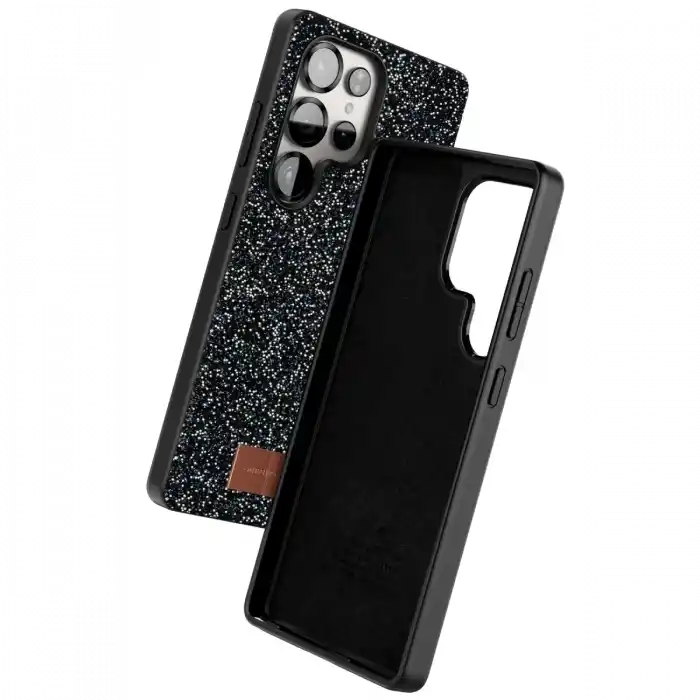 TCX   Galaxy S25 Ultra  Simli Kapak - Siyah