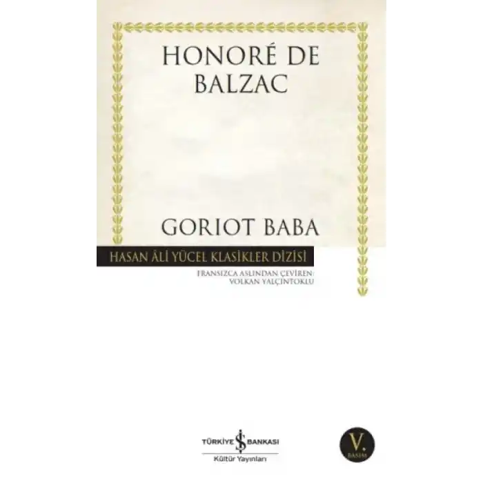 TCX Goriot Baba - Hasan Ali Yücel Klasikleri