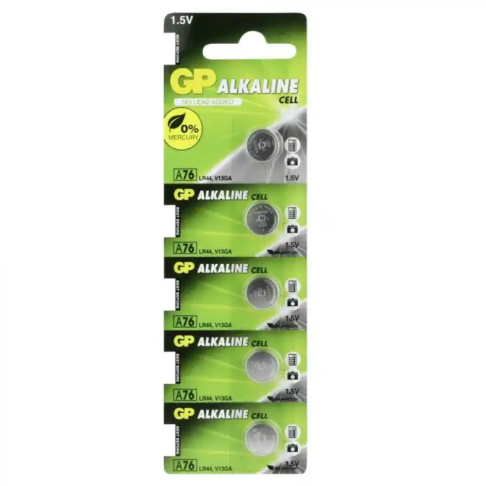 TCX Gp Lr44 A76 1.5v TCXalin Pil 5li Paket