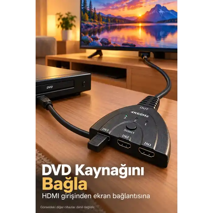 TCX Hdmı Switch 2.0 Ve 3d Format Destekli