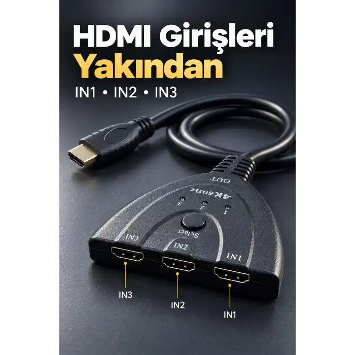 TCX Hdmı Switch 2.0 Ve 3d Format Destekli