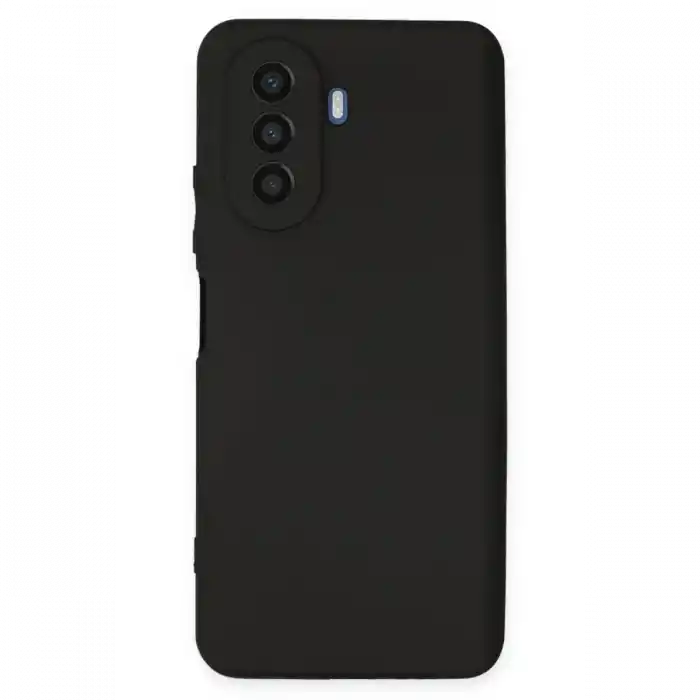 TCX Huawei Nova Y70 Kılıf First Silikon - Siyah