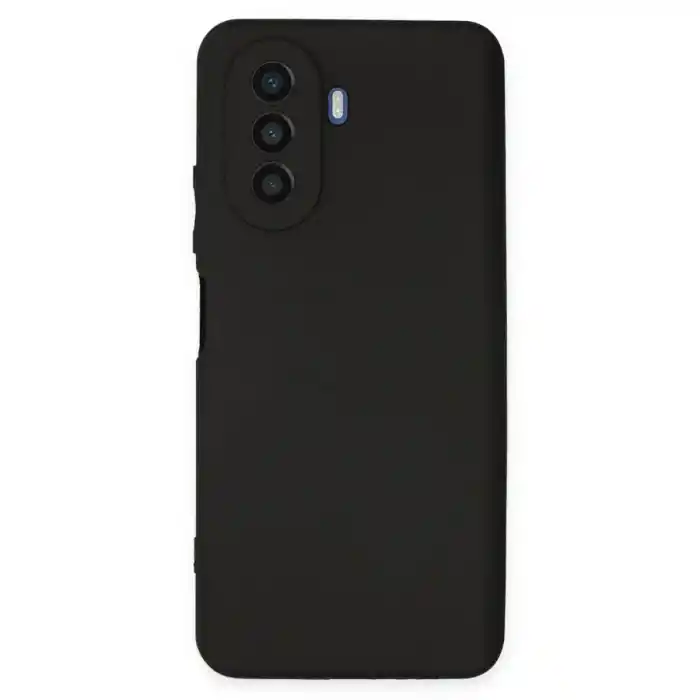 TCX Huawei Nova Y70 Kılıf First Silikon - Siyah
