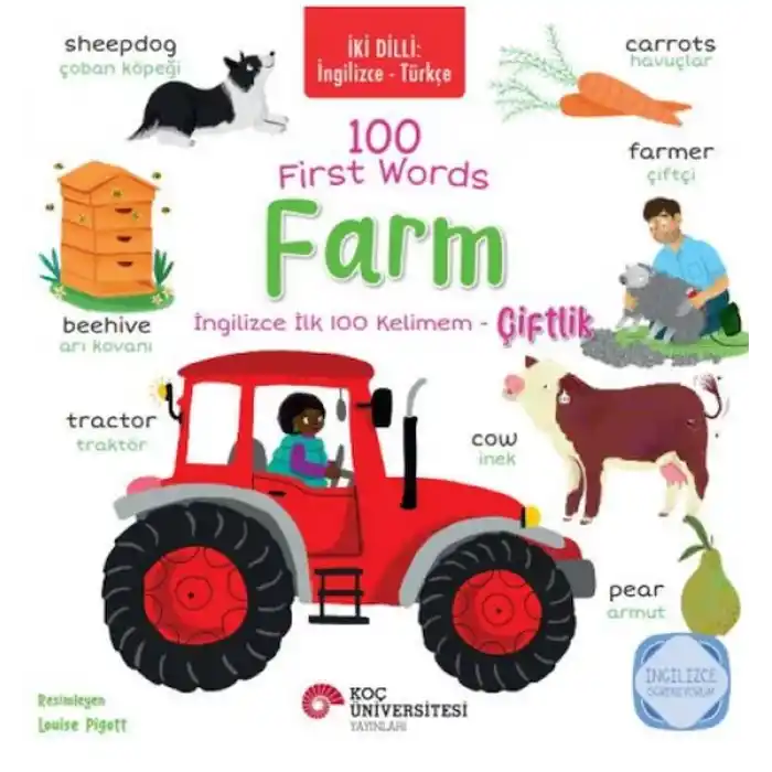 TCX İki Dilli: İngilizce-Türkçe 100 Fırst Words – Farm