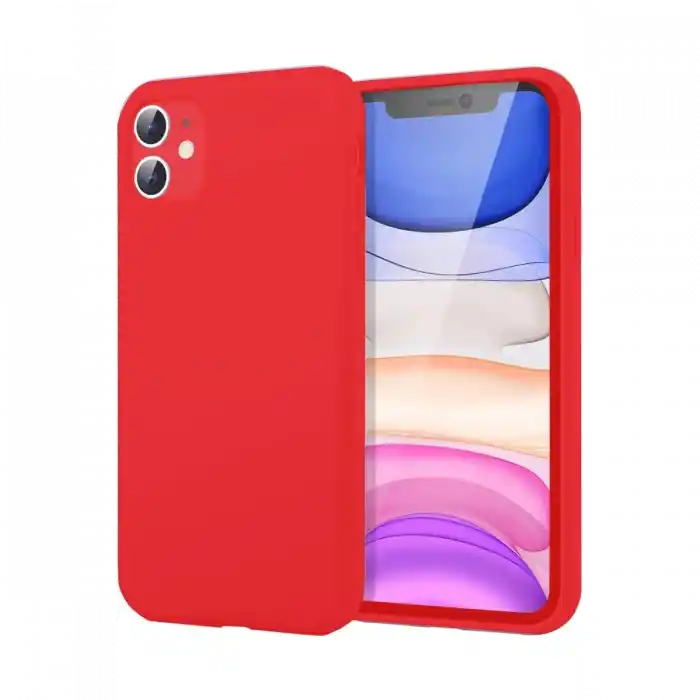 TCX  iPhone 11 Kılıf First Silikon - Kırmızı