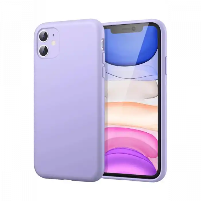 TCX  iPhone 11 Kılıf First Silikon - Lila