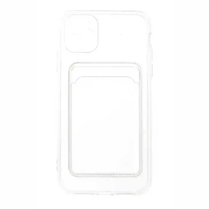 TCX  iPhone 11 Kılıf Kart Şeffaf Silikon - Şeffaf