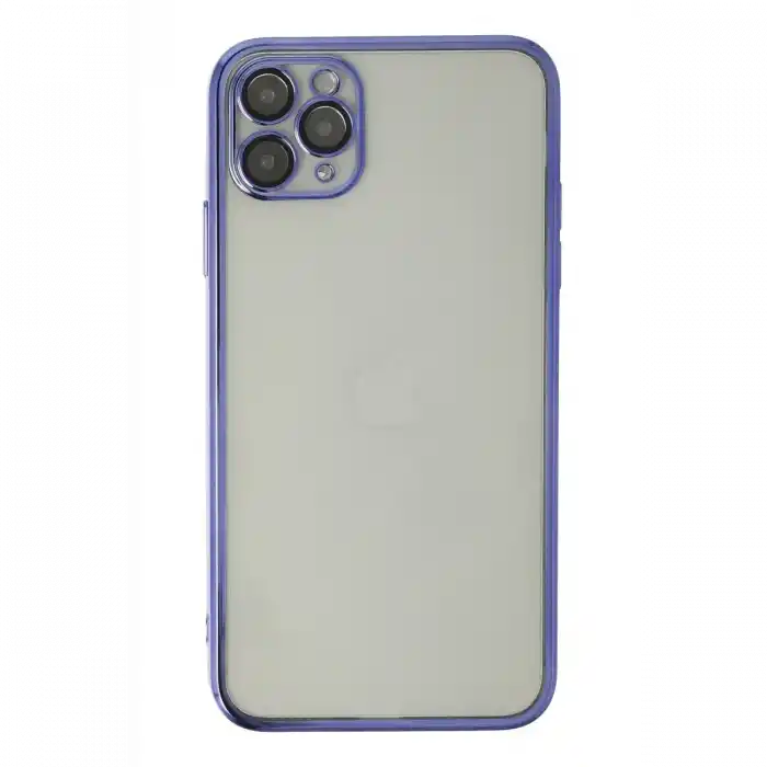 TCX  iPhone 11 Pro Kılıf Razer Lensli Silikon - Mor