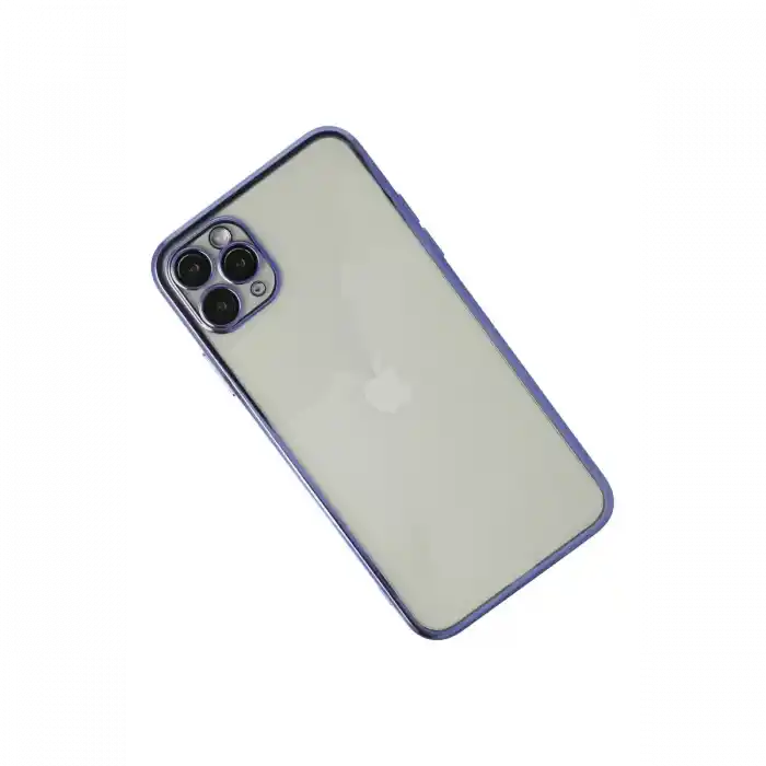 TCX  iPhone 11 Pro Kılıf Razer Lensli Silikon - Mor