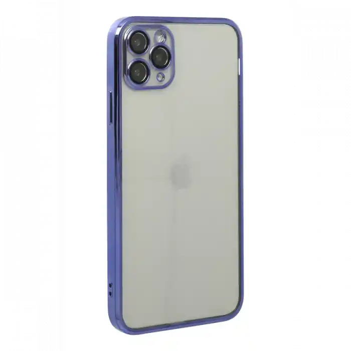 TCX  iPhone 11 Pro Kılıf Razer Lensli Silikon - Mor