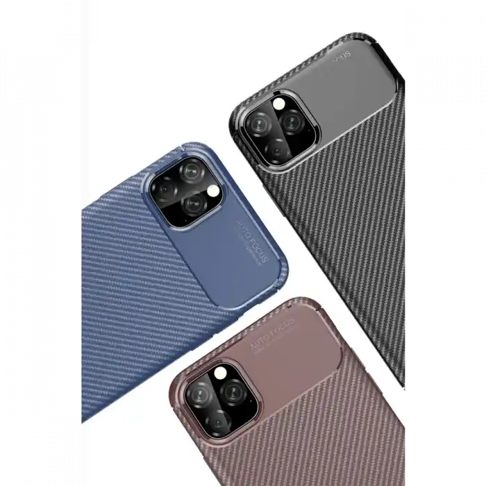 TCX  iPhone 11 Pro Max Kılıf Auto  Karbon Kapak - Siyah