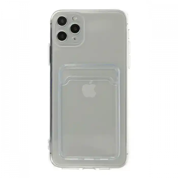 TCX  iPhone 11 Pro Max Kılıf Kart Şeffaf Silikon - Şeffaf