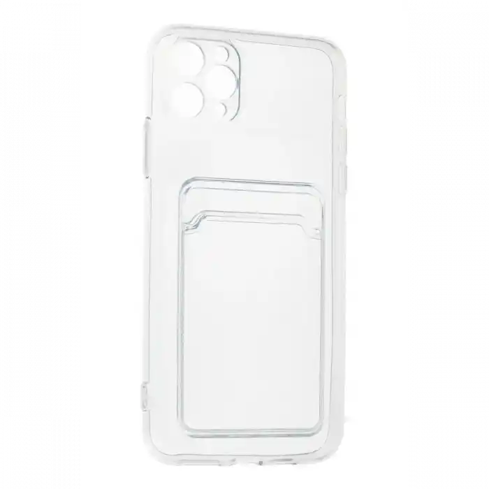 TCX  iPhone 11 Pro Max Kılıf Kart Şeffaf Silikon - Şeffaf