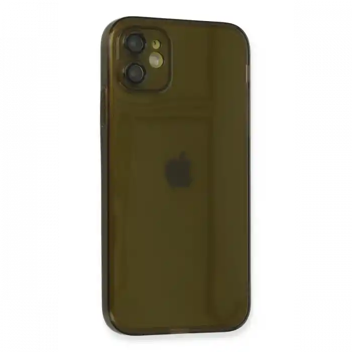TCX  iPhone 12 Kılıf Fly Lens Silikon - Siyah