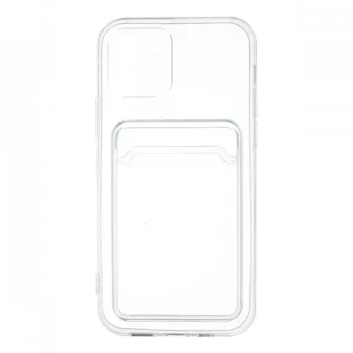 TCX  iPhone 12 Kılıf Kart Şeffaf Silikon - Şeffaf