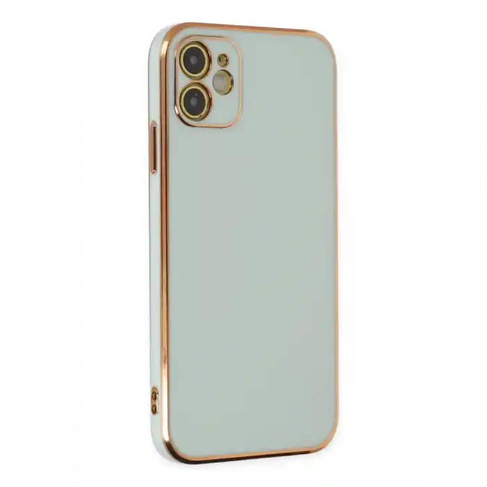 TCX  iPhone 12 Kılıf  Silikon - Açık Yeşil