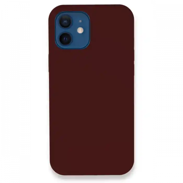 TCX  iPhone 12 Kılıf  Silikon - Bordo