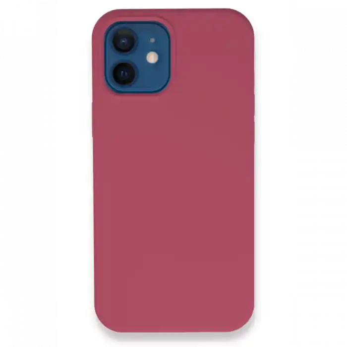 TCX  iPhone 12 Kılıf  Silikon - Fuşya