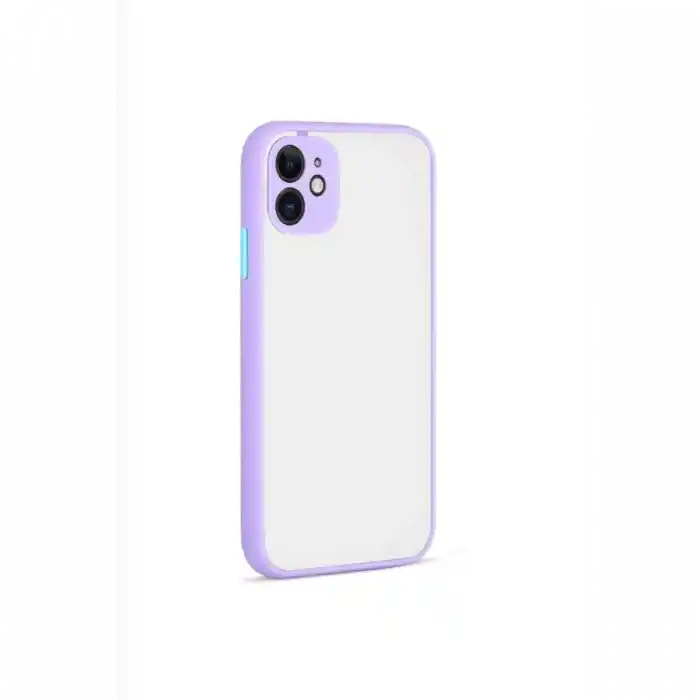 TCX  iPhone 12 Kılıf  Silikon Kapak - Mor