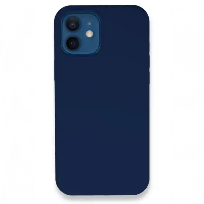 TCX  iPhone 12 Kılıf  Silikon - Lacivert