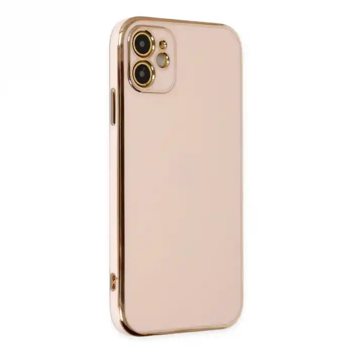 TCX İphone 12 Kılıf Volet Silikon - Pembe