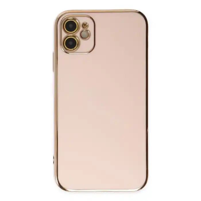 TCX İphone 12 Kılıf Volet Silikon - Pembe