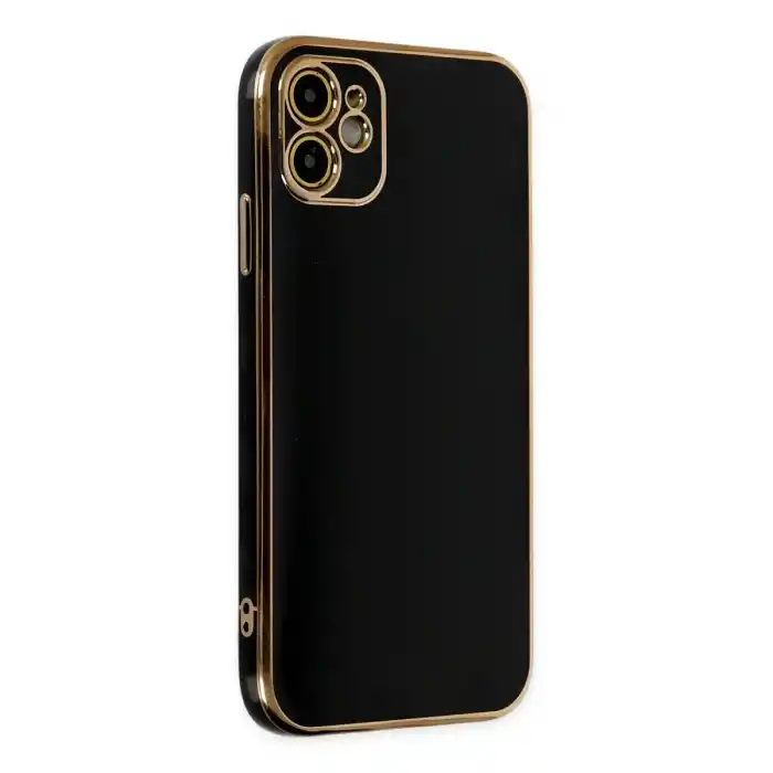 TCX İphone 12 Kılıf Volet Silikon - Siyah