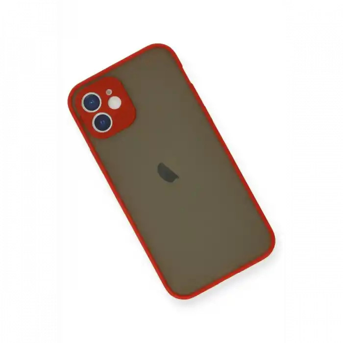 TCX  iPhone 12 Mini Kılıf  Silikon Kapak - Kırmızı