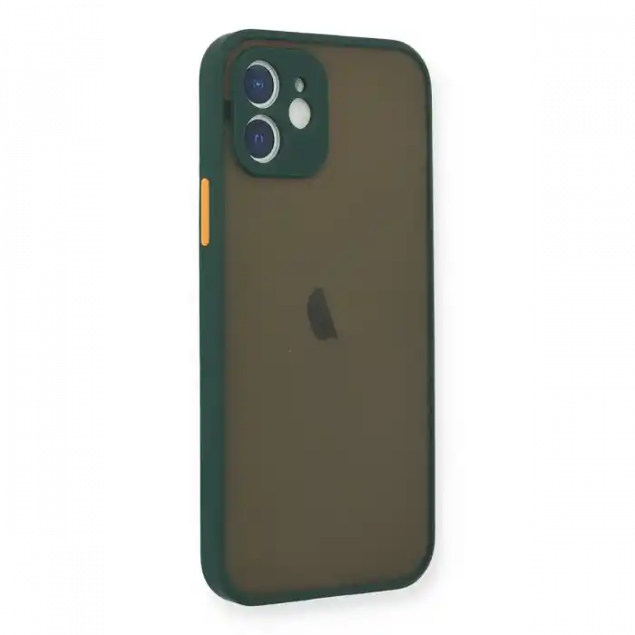TCX  iPhone 12 Mini Kılıf  Silikon Kapak - Yeşil