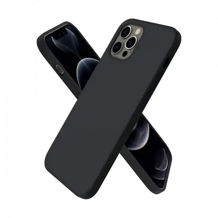TCX  iPhone 12 Pro Kılıf First Silikon - Siyah