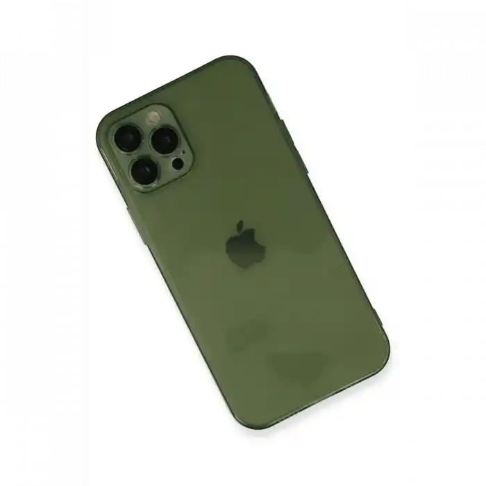 TCX  iPhone 12 Pro Kılıf Fly Lens Silikon - Yeşil