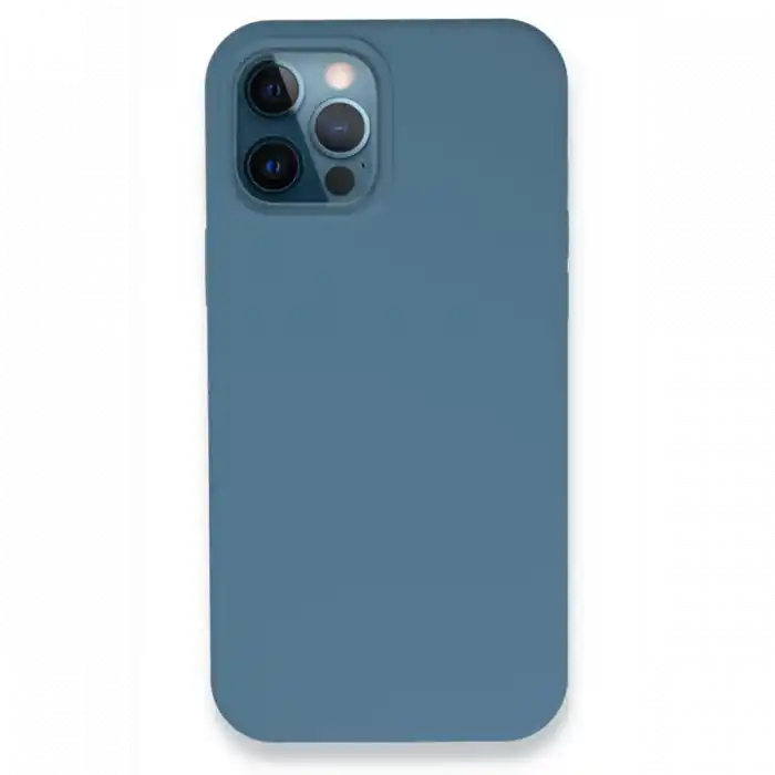 TCX  iPhone 12 Pro Kılıf  Silikon - Açık Mavi