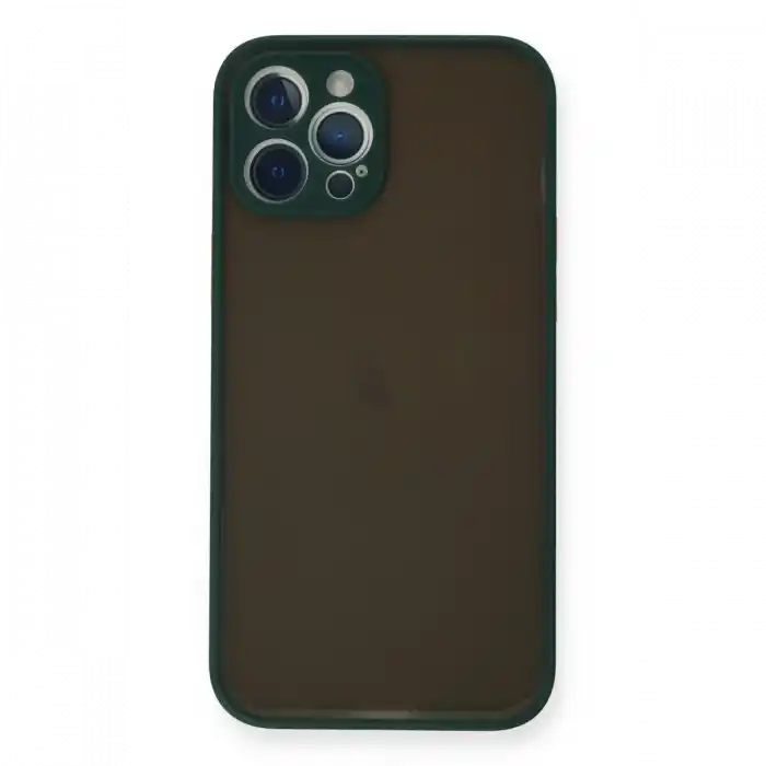 TCX  iPhone 12 Pro Kılıf  Silikon Kapak - Yeşil