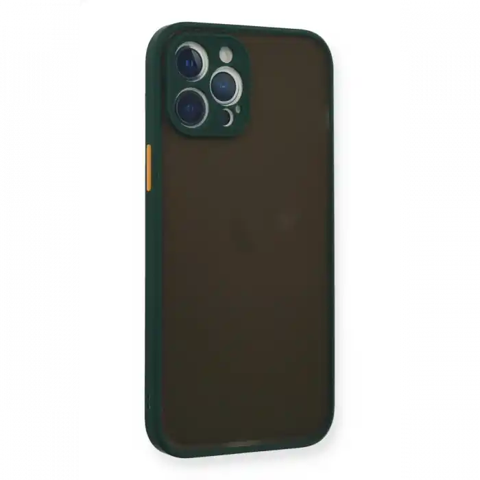 TCX  iPhone 12 Pro Kılıf  Silikon Kapak - Yeşil